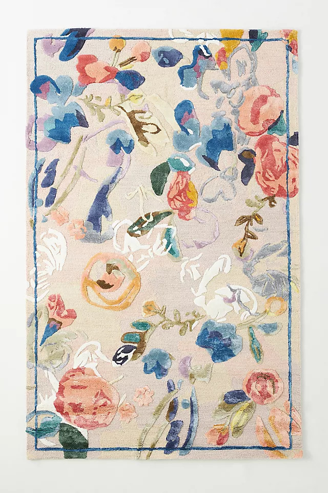Hand-Tufted Aurora Viscose Rug | Anthropologie (US)