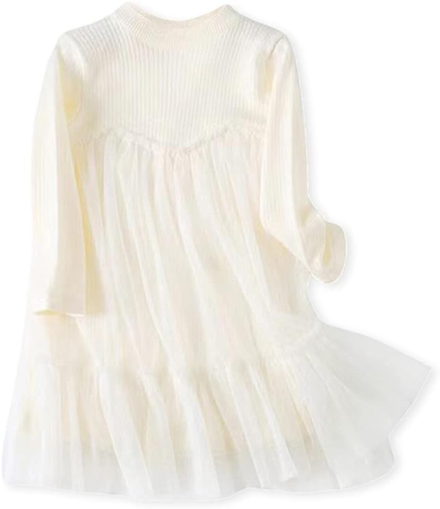 POPOLAR Long Sleeve Knit Sweater Tutu Dress       
Material: Cotton Blend 

Occasion: Casual | Amazon (US)