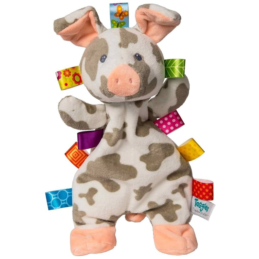 Taggies Patches Pig Lovey Soft Toy , 12 Inch (Pack of 1) | Amazon (US)