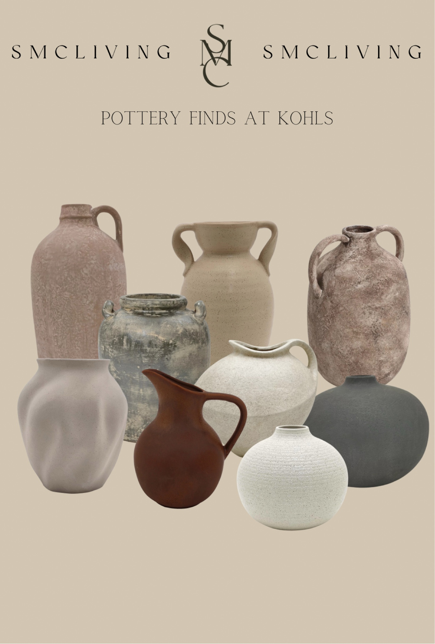 Pottery finds at Kohls! 

Such pretty & affordable vase options 🤩

#homedecor #decorativeaccents #vase #vintagevase #modernvase #decorativevase 

#LTKFindsUnder100 #LTKFindsUnder50 #LTKHome