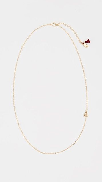 Letter in Chain Necklace | Shopbop