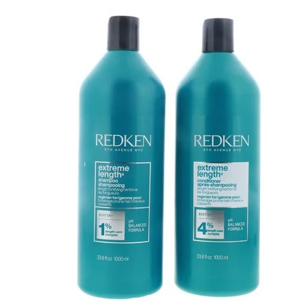 Redken Extreme Length Conditioner 33.8 oz 1 Pc Redken Extreme Length Shampoo 33.8 oz 1 Pc | Walmart (US)