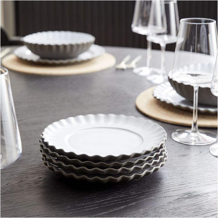 Costa Nova Festa Stoneware Salad Plates (Set of 4) | West Elm (US)