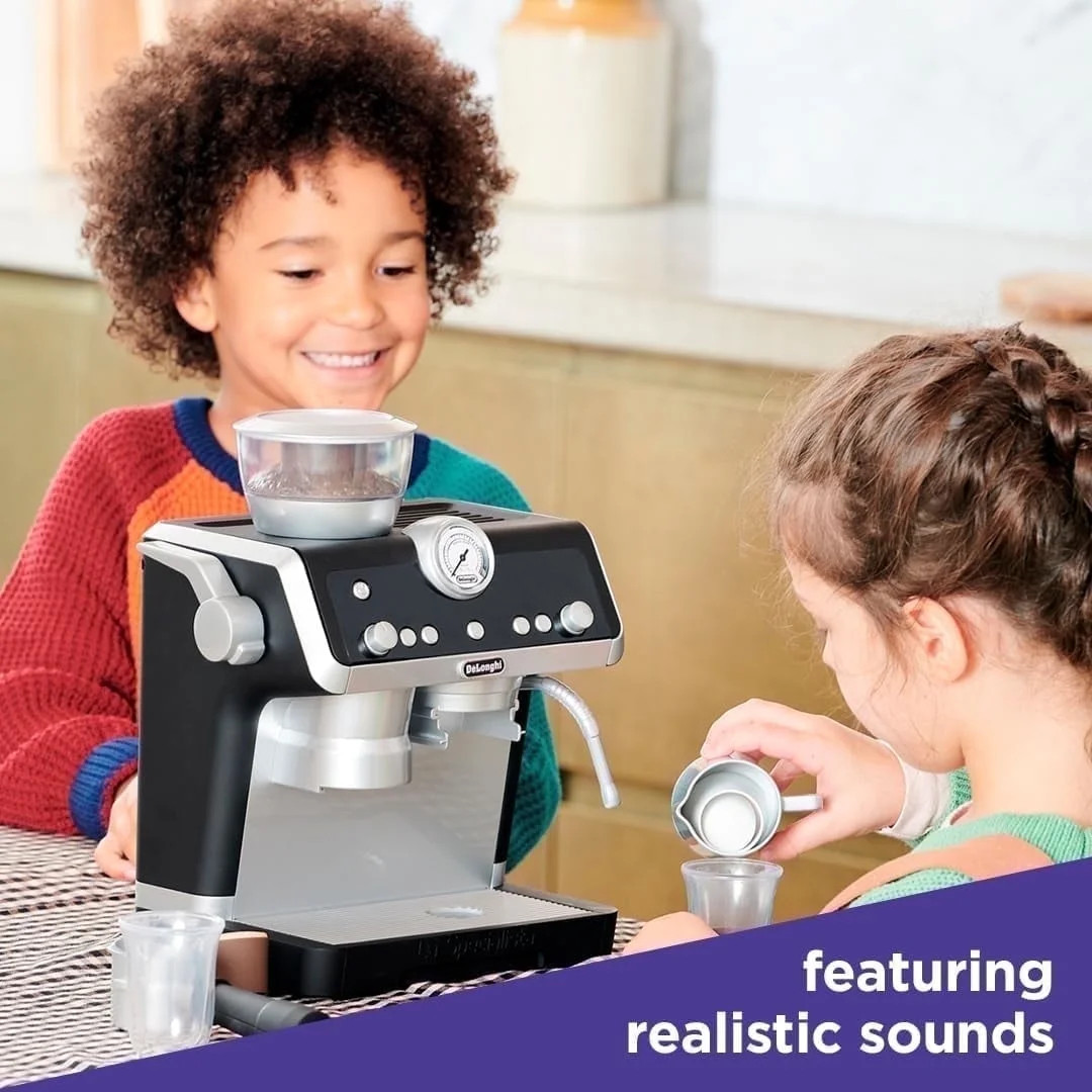 Casdon DeLonghi Toy Coffee Machine, Barista Playset, Pretend Kitchen for Kids Ages 3+ | Walmart (US)