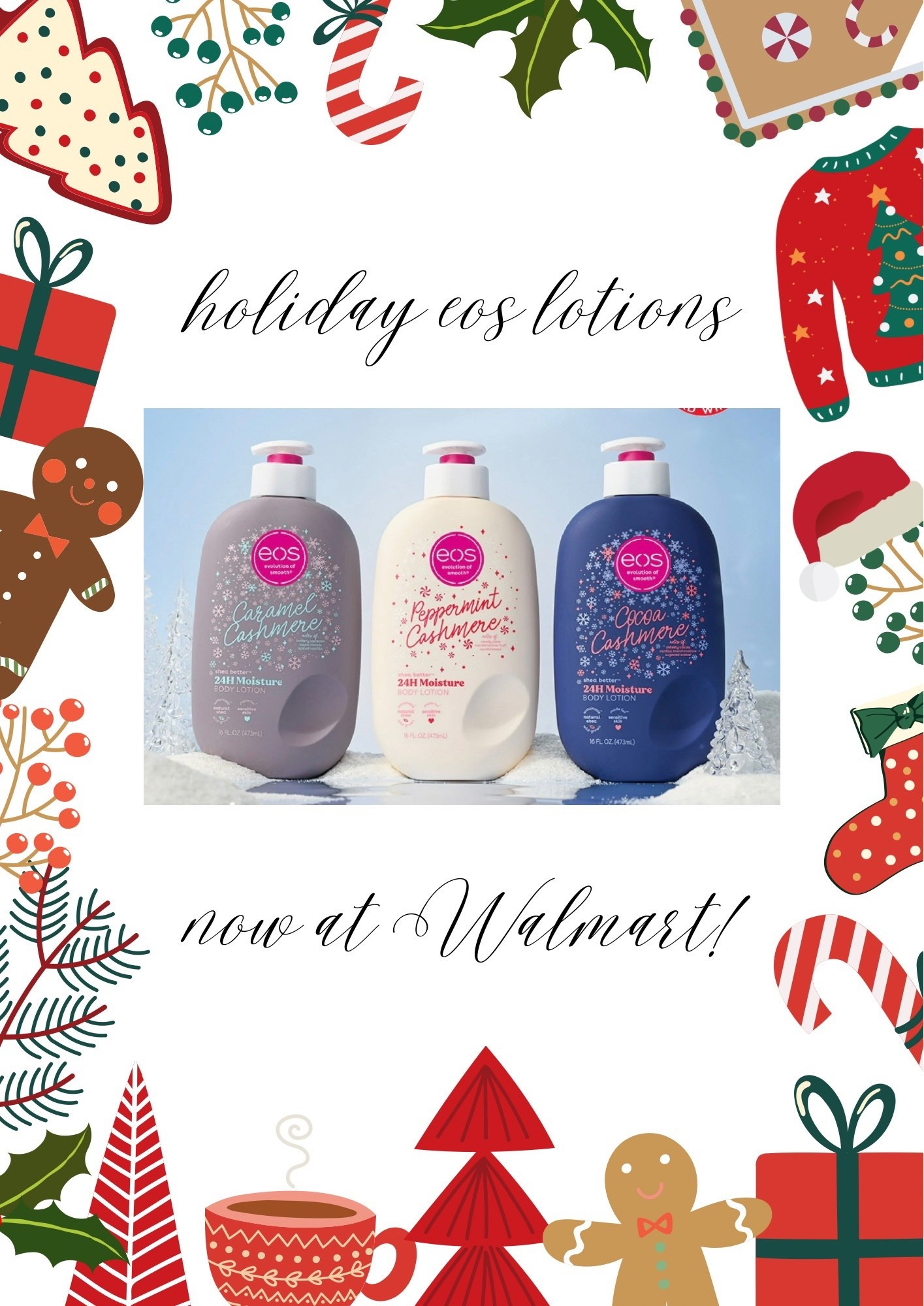 Holiday EOS lotions are now at Walmart!! My favorite is peppermint cashmere. RUN, these always sell out so fast!!! 🤩😍

#LTKHome #LTKBeauty #LTKSeasonal