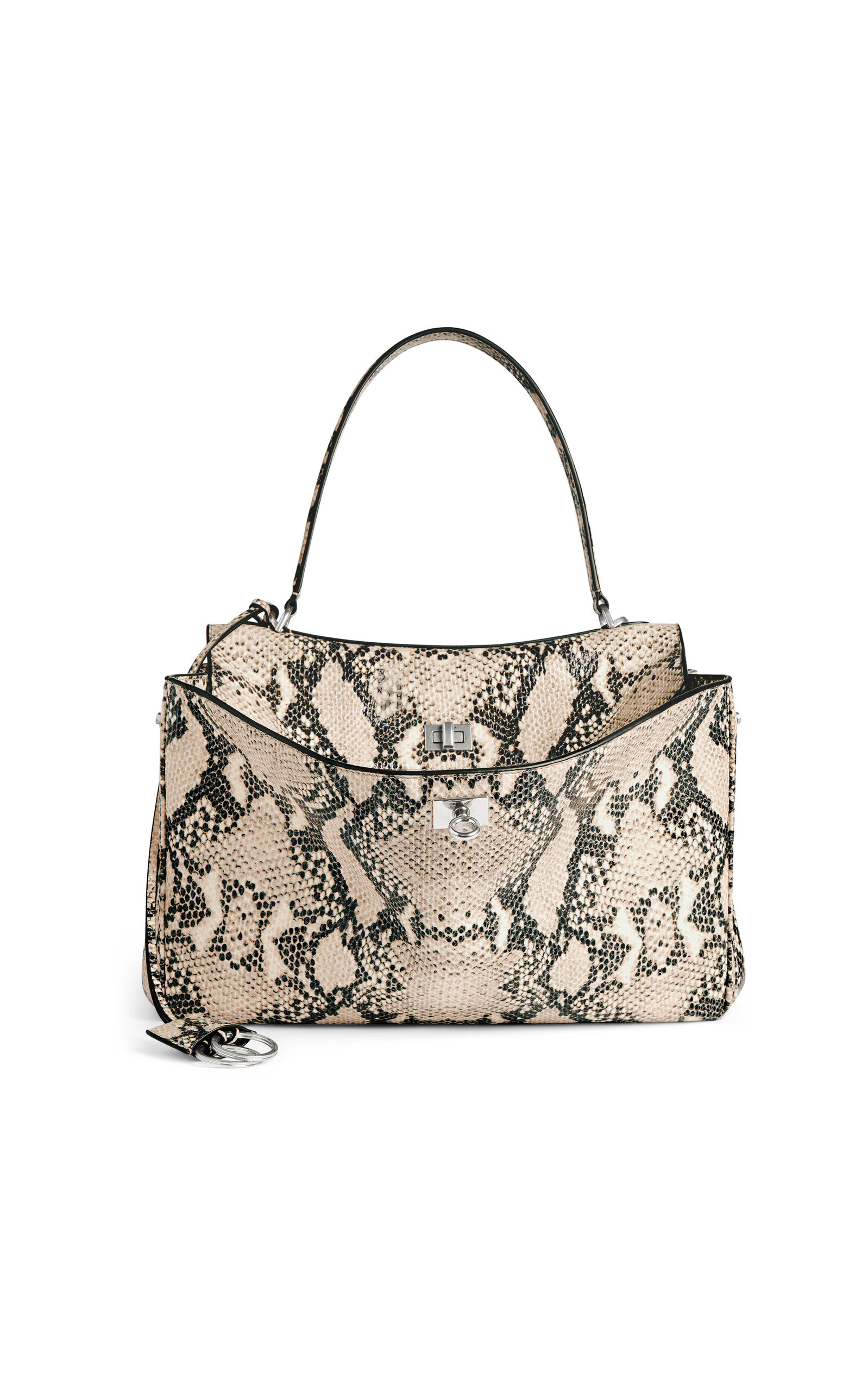 Rodeo Medium Python-Effect Leather Top Handle Bag | Moda Operandi (Global)