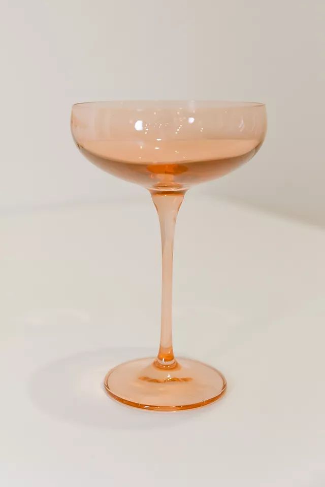 Estelle Colored Glass Champagne Coupe Set | Anthropologie (US)