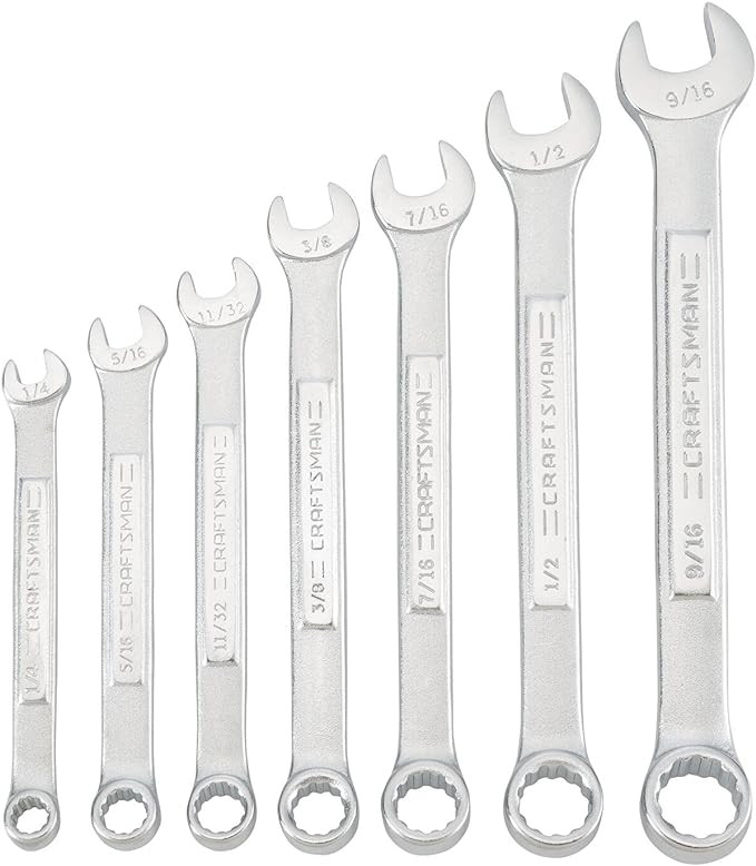 CRAFTSMAN SAE WRENCH SET IN POUCH, 7PC (CMMT21085) | Amazon (US)