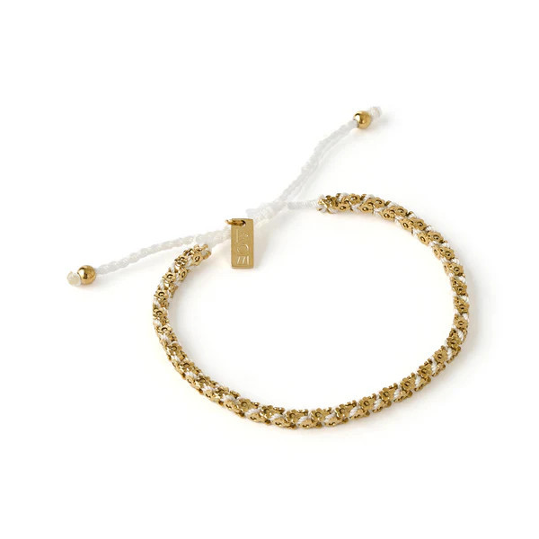 Beatrice Gold Bracelet - Vanilla | Arms Of Eve
