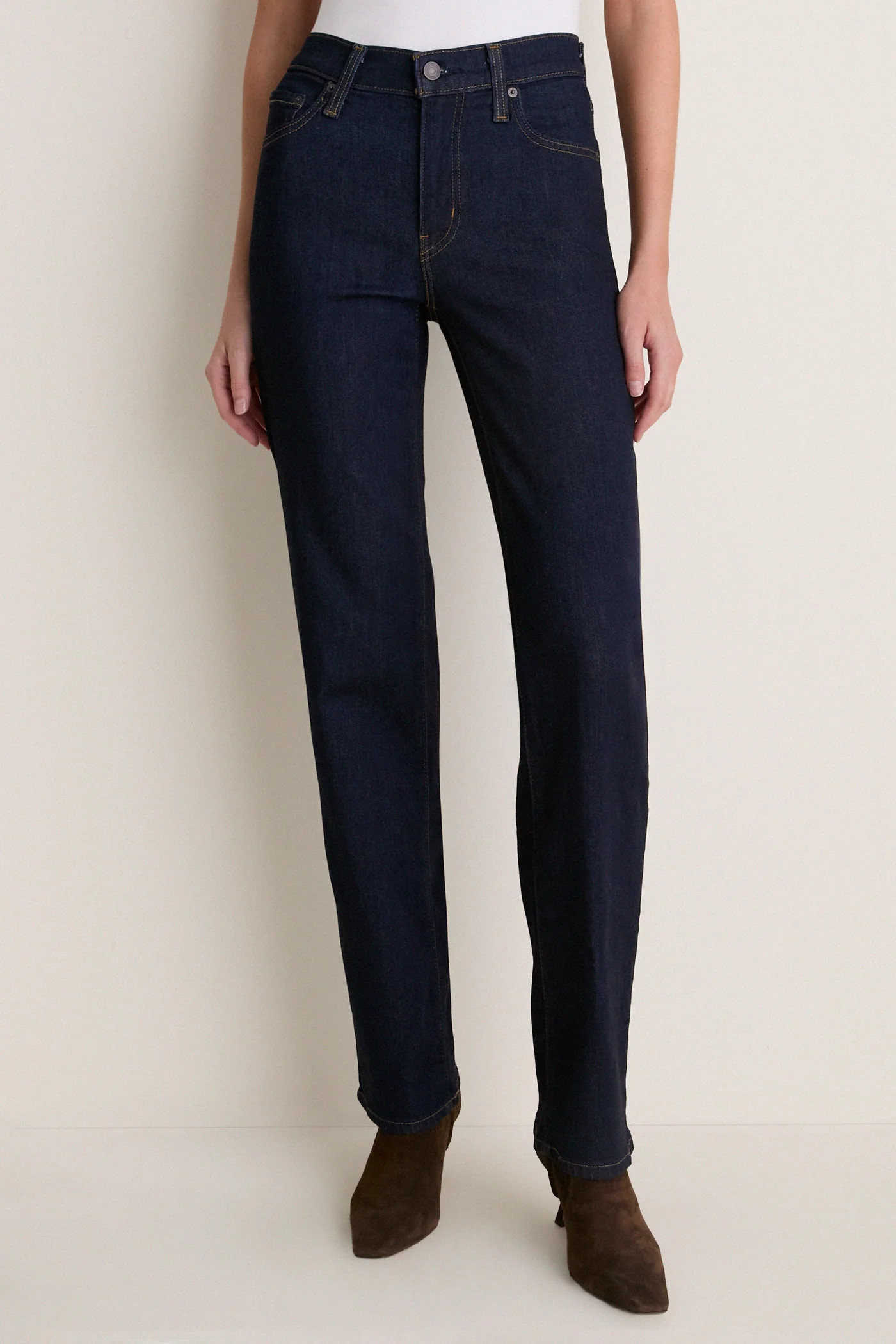 True Blue Rinse 723 High Rise Straight Jean | Tuckernuck (US)