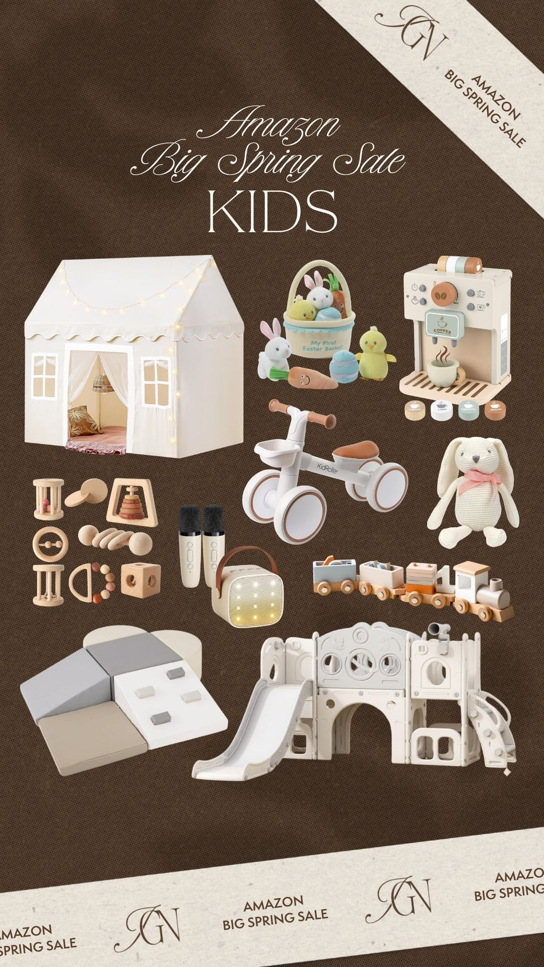 Amazon Big Spring Sale kids finds! Neutral toys, Montessori play, playrooms, ride-ons and cute kids essentials worth grabbing. ✨🧸

#amazonspringsale #kidsfinds #montessoritoys #playroomdecor #kidstoys #amazonfinds #neutralkids #toddleressentials #easter #giftideas 

 

#LTKHome #LTKKids