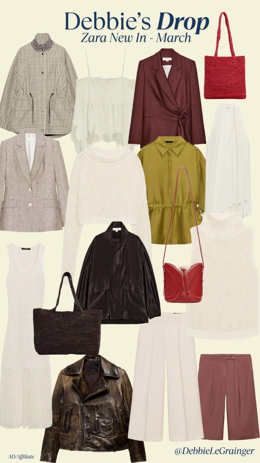 Zara is back at it with their new in - I can barely keep up. Lovely linen piece's as well as creams and whites coming through in a big way!  

#LTKuk #LTKeurope #LTKspring