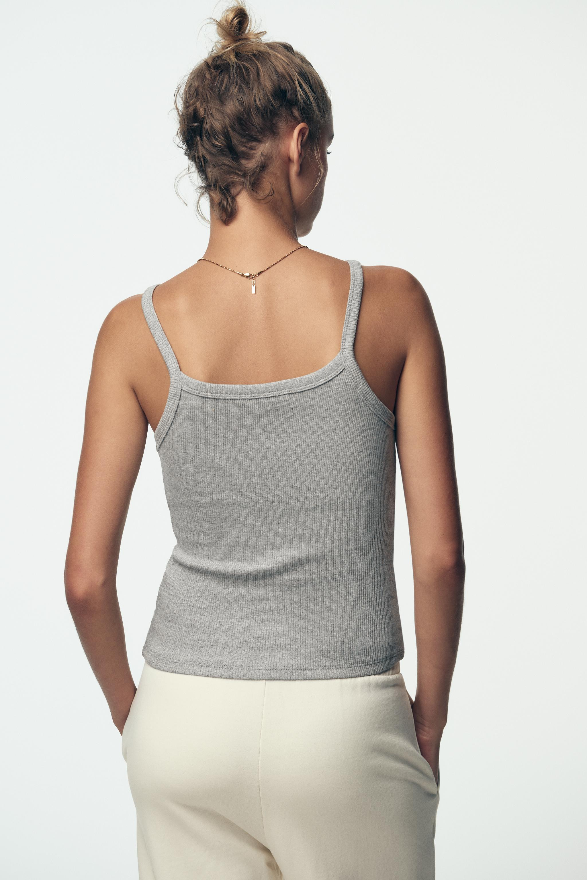 HALTER RIB TOP | Zara AU