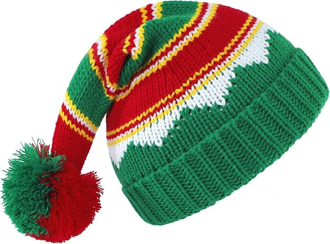 Century Star Christmas Hats for Women Santa Hat Adult Unisex Classic Knitted Warm Beanie for New ... | Amazon (US)