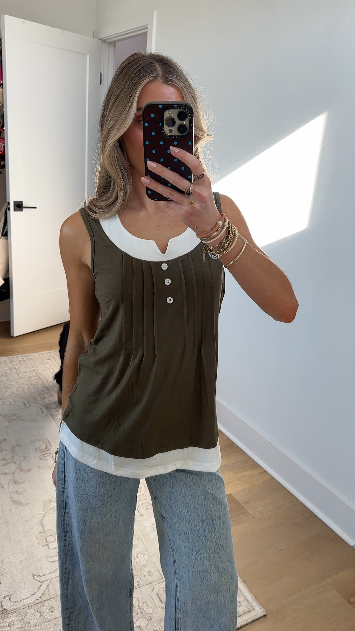 Amazon size small Womens Summer Tops Casual Scoop Neck Button Pleated Sleeveless Shirts Loose Fit Trendy Blouses

#LTKootd #LTKSaleAlert #LTKSeasonal