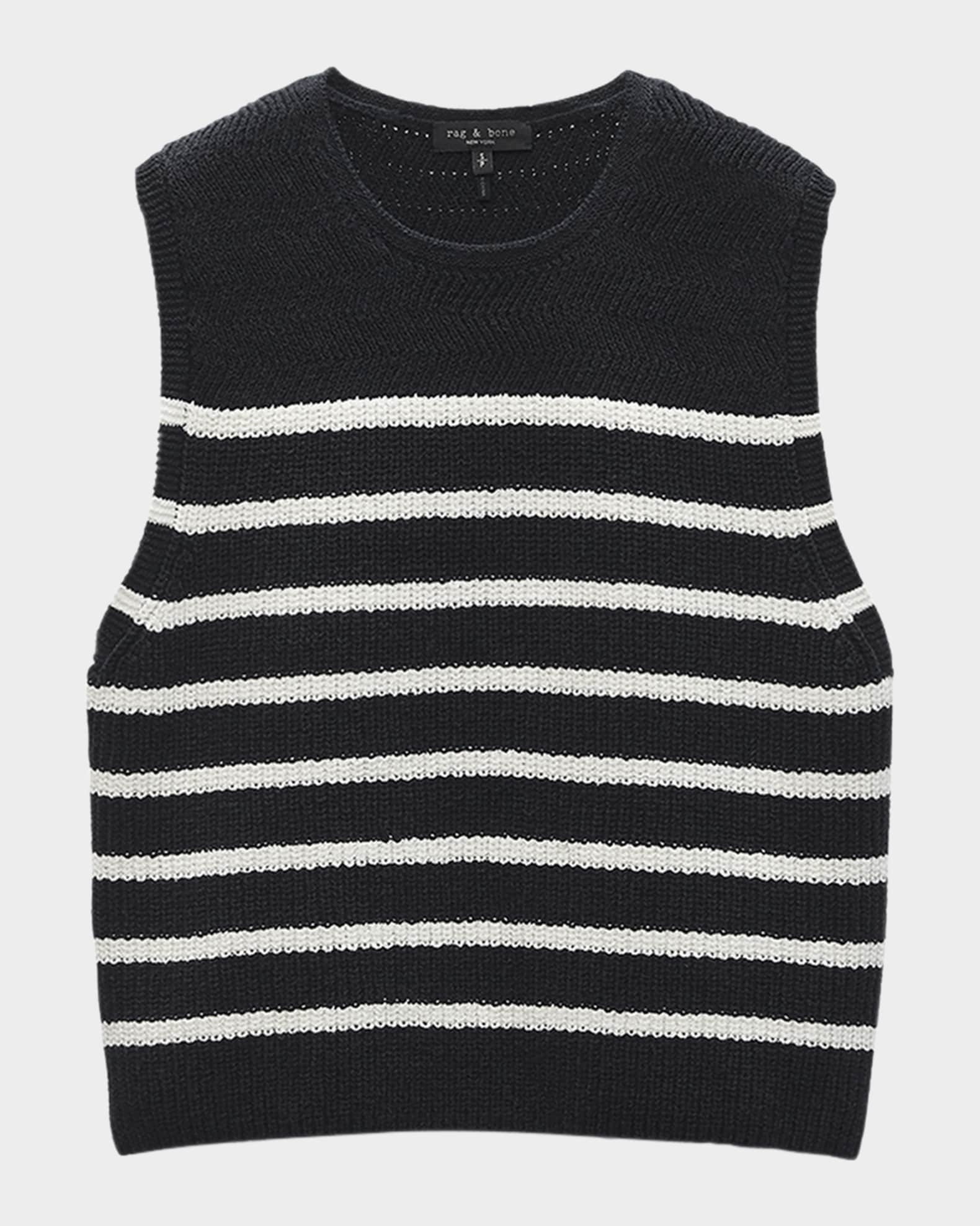 Rag & Bone Jen Stripe Knit Tank Top | Neiman Marcus
