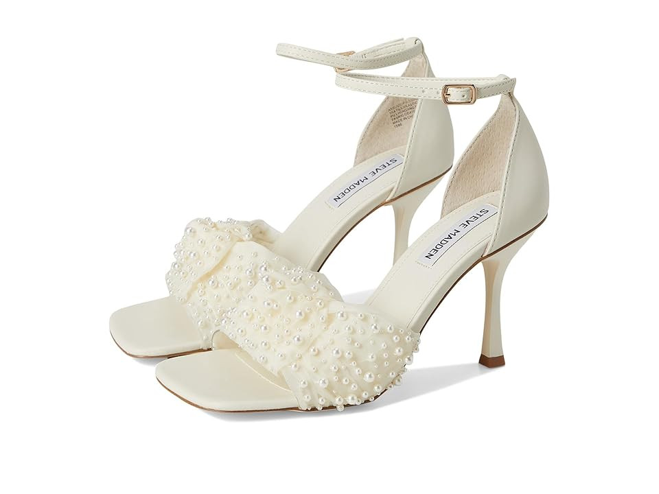 Steve Madden Assume-P High Women's Heels Pearl : 6.5 M, Leather/Rubber | Zappos