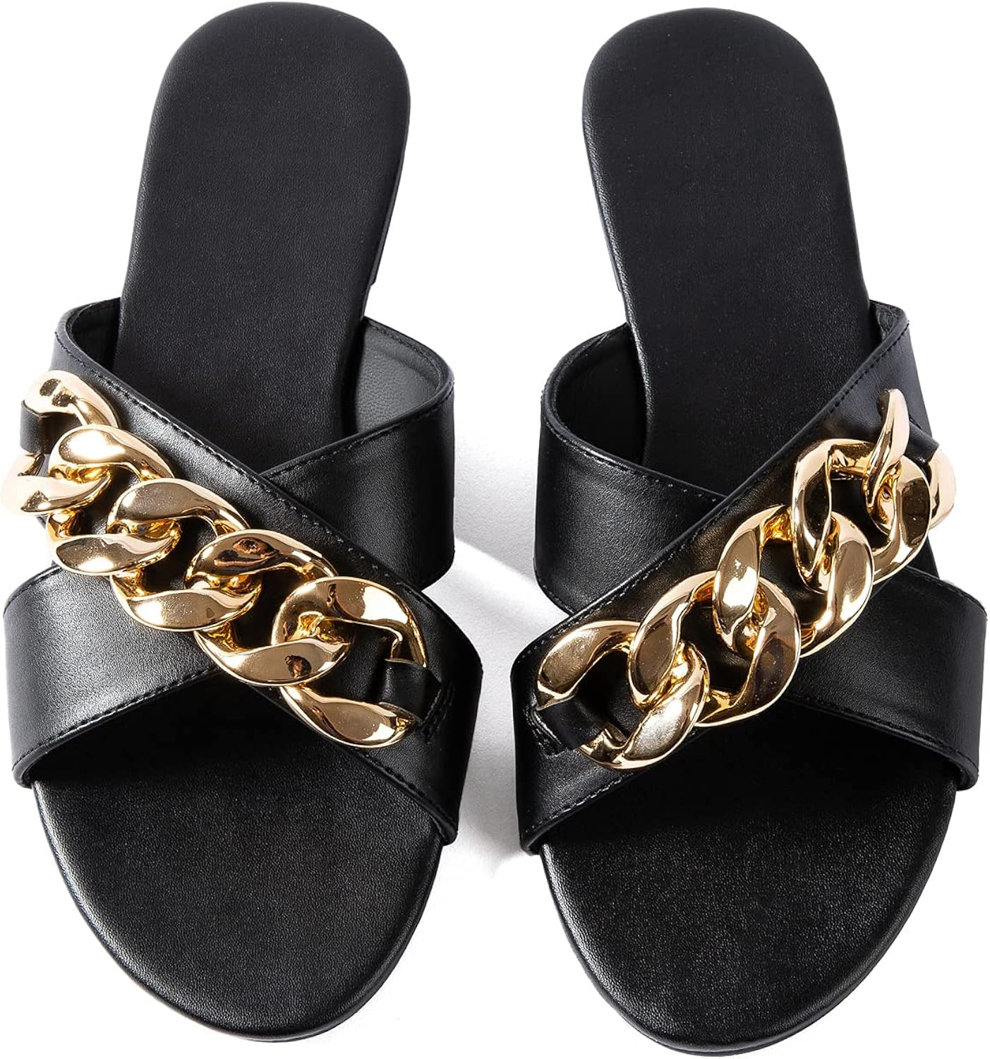 Mtzyoa Women Flip-Flops Flat Sandals Jelly Bow Beach Flat Rivets Rain Cute Dressy Summer Sandals | Amazon (US)