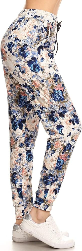 Leggings Depot Women's Relaxed-fit Jogger Track Cuff Sweatpants with Pockets for Yoga, Workout | Amazon (US)