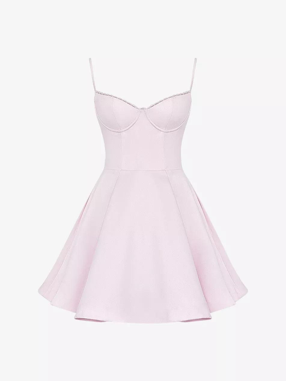 Minimoiselle tulle satin mini dress | Selfridges