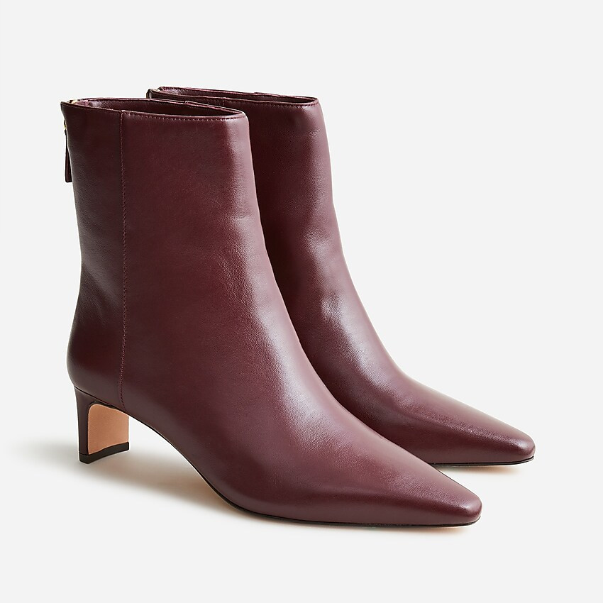 Stevie ankle boots in leather | J. Crew US