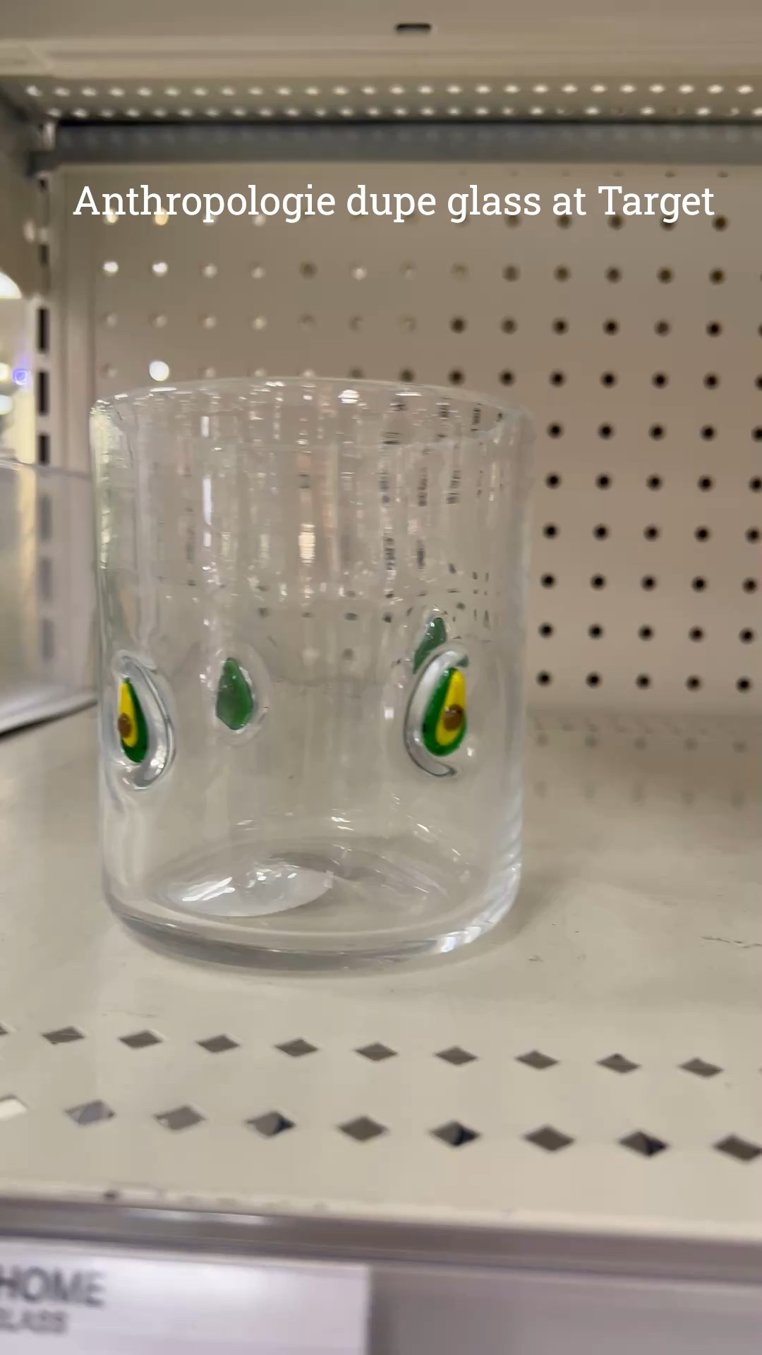 Anthro dupe at target for $8
Anthropologie icon glass is $16

Linking both 