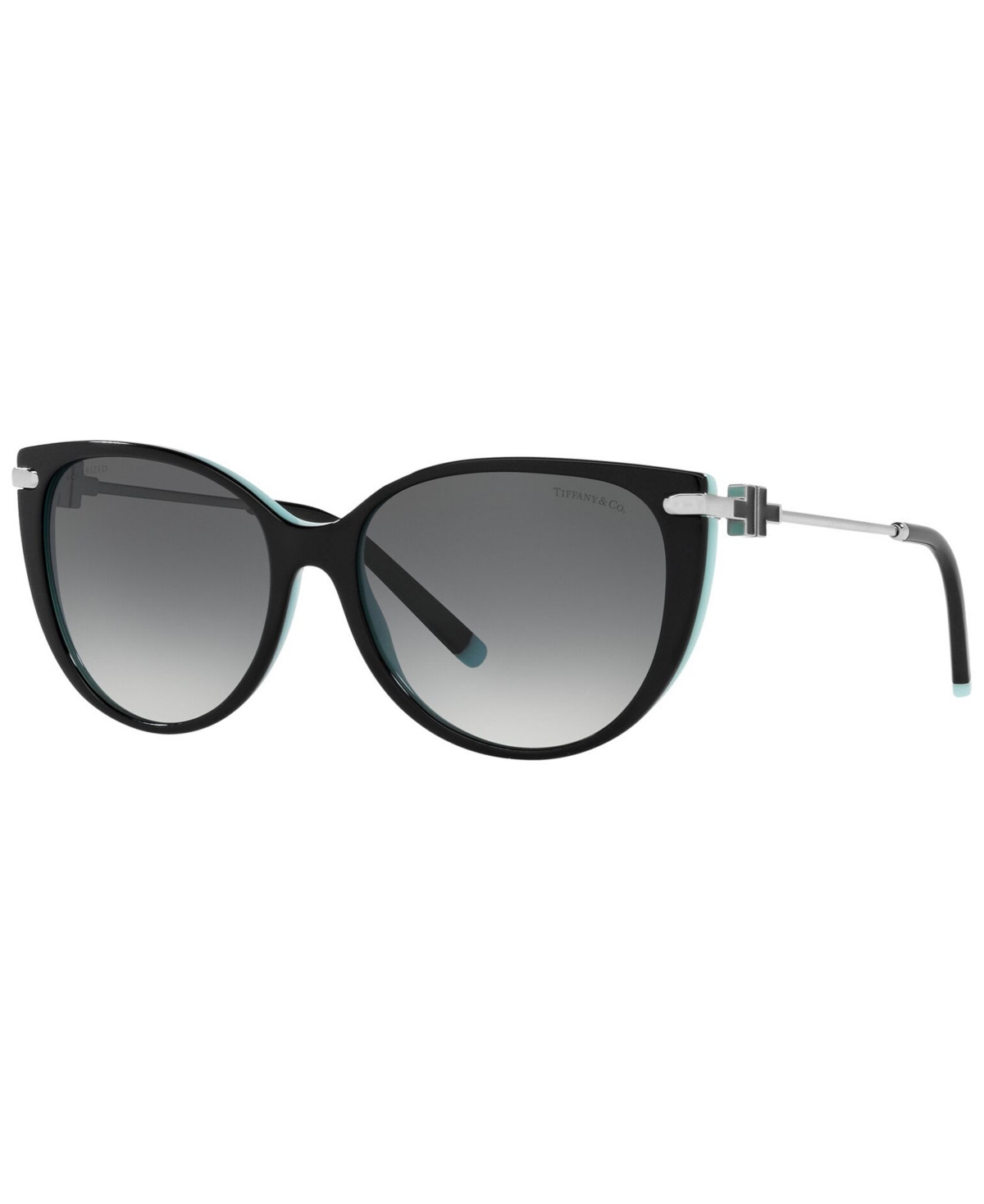 Tiffany & Co. Women's Sunglasses, TF4178 - BLACK ON TIFFANY BLUE/POLAR GREY GRADIEN | Macy's