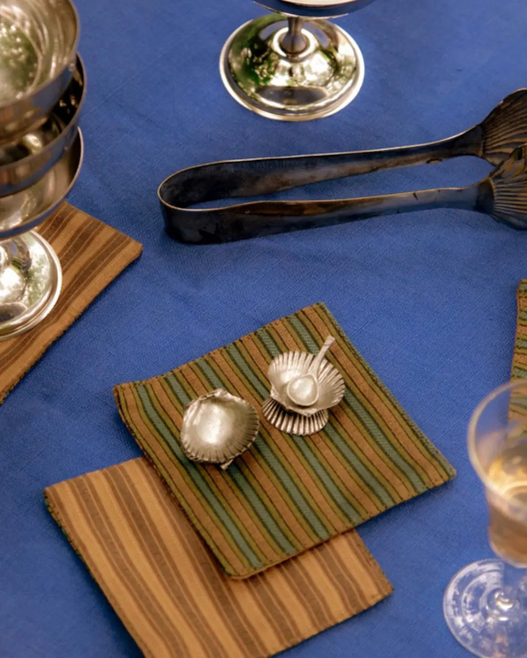 WAS Reversible Stripe Coaster Set - Etsy | Etsy (US)