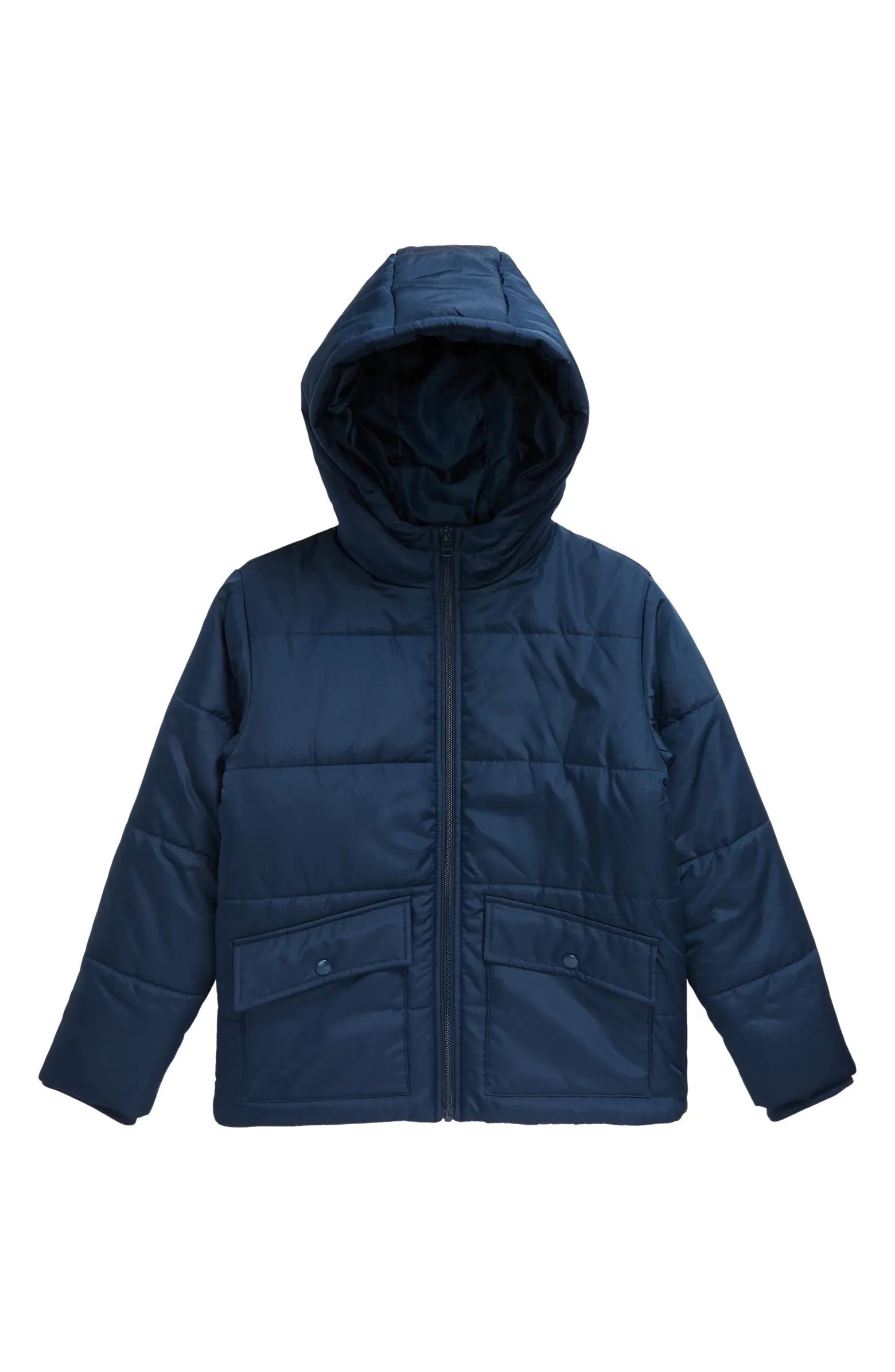 Kids' Hooded Puffer Jacket | Nordstrom