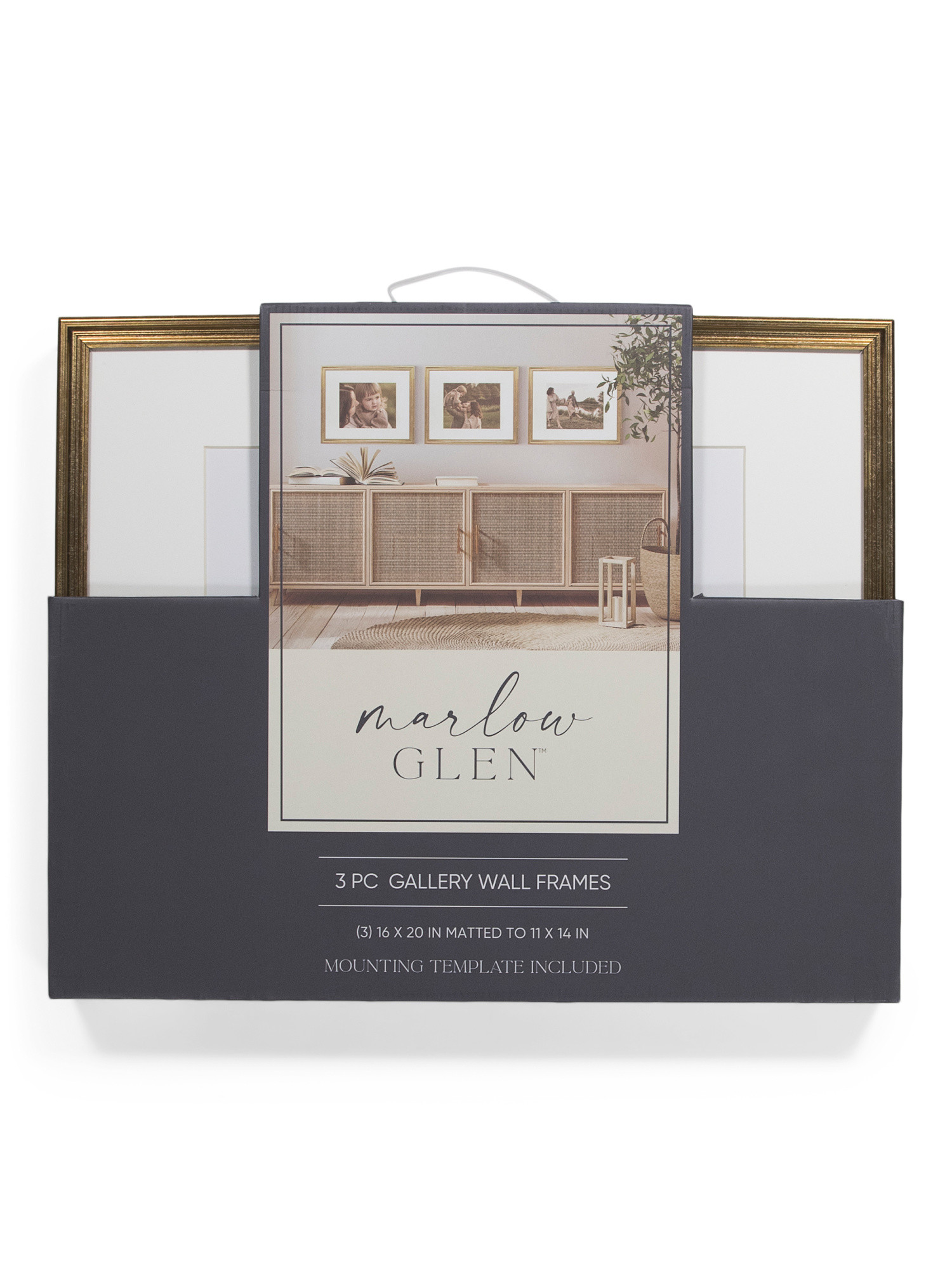 3pk 16x20 Matted To 8x10 Metallic Wall Portrait Frame Set | TJ Maxx