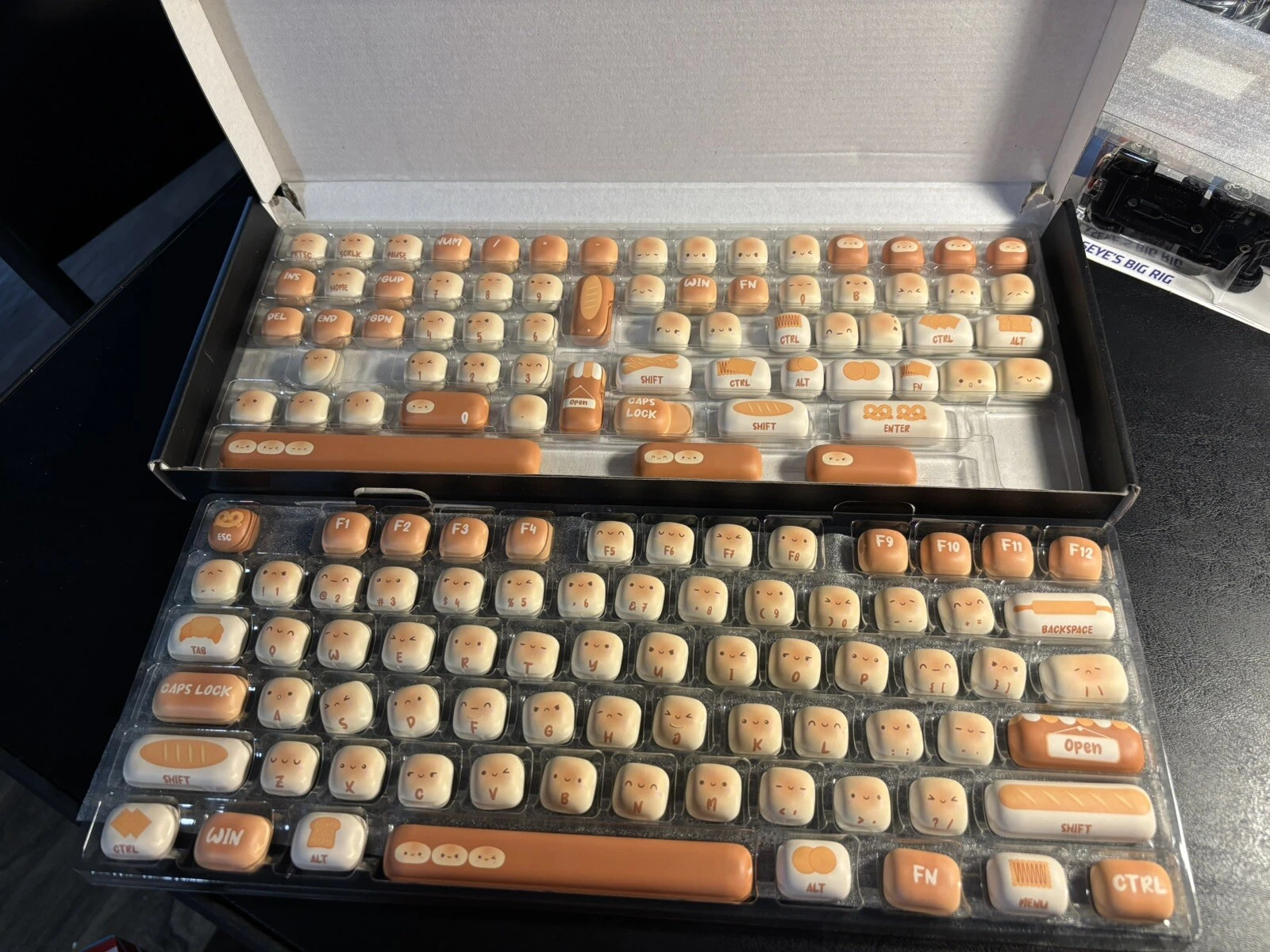 Cute Bread Bun Keycap 138 Keys MOG PBT Thermal Sublimation Round Mantou Keycaps | eBay US