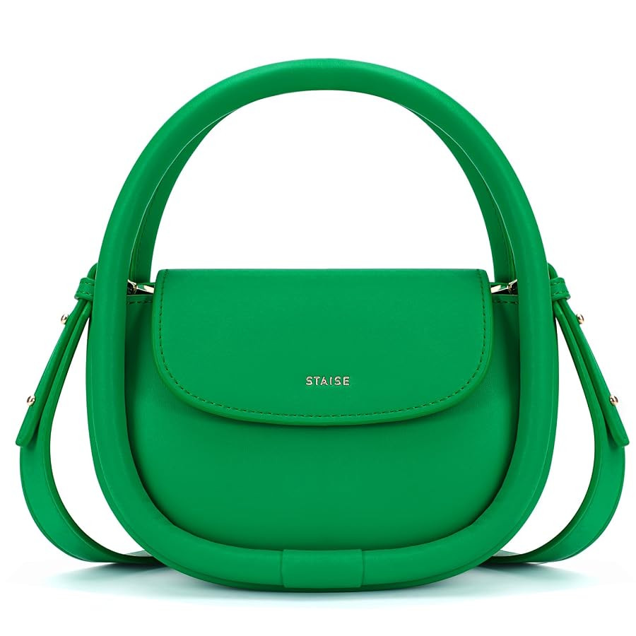 Designer Top Handle Shoulder Bags for Women, Trendy Mini Crossbody Purses, Women’s Leather Hand... | Amazon (US)