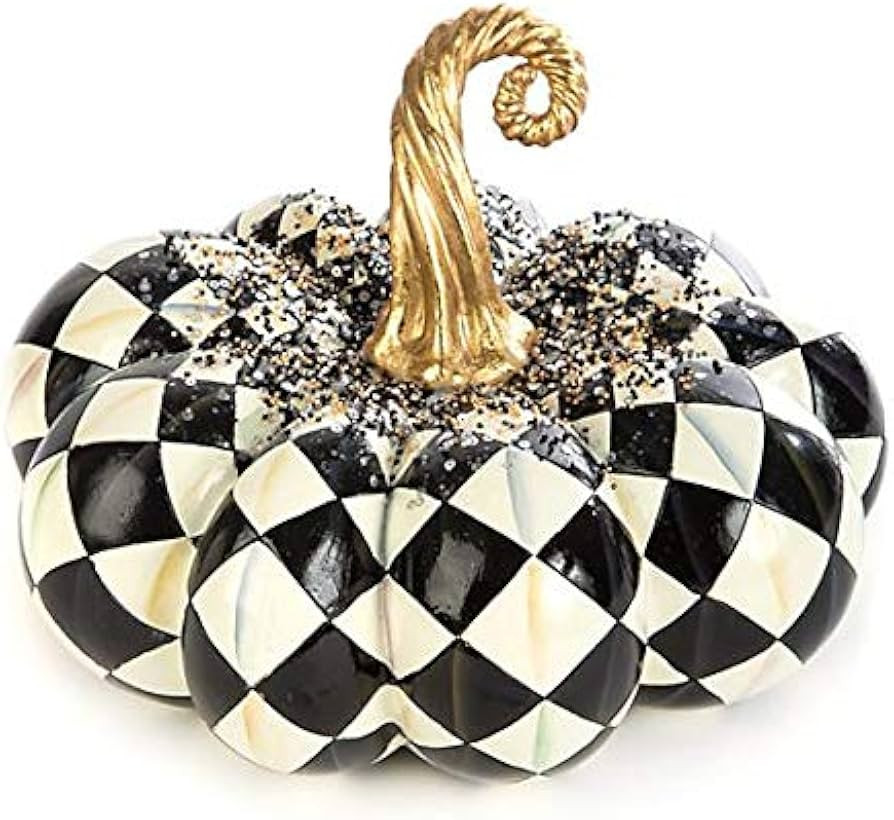 MACKENZIE-CHILDS Beaded Harlequin Squashed Pumpkin | Amazon (US)