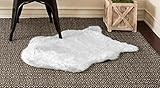 Home Must Haves Sheep Skin Area Faux Sheepskin Rug, 2x3, White | Amazon (US)