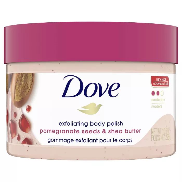 Dove Pomegranate Seeds & Shea Butter Exfoliating Body Polish Scrub - 10.5oz | Target