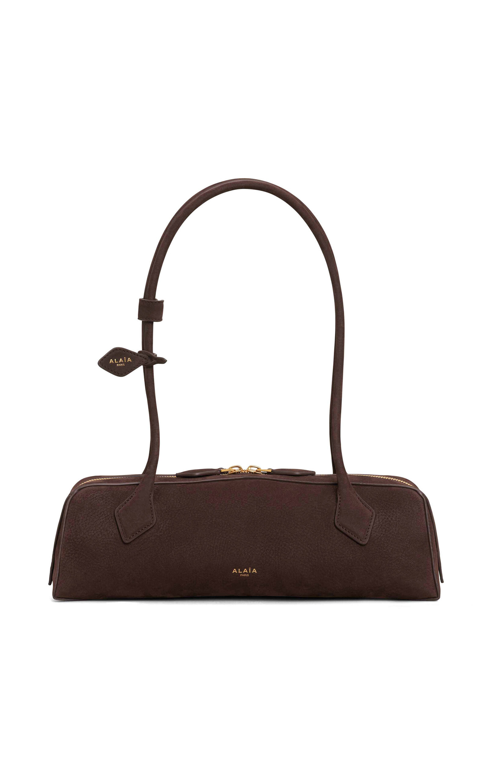 ALAÏA - Le Teckel Medium Calf Leather Bag - Brown - OS - Moda Operandi | Moda Operandi (Global)