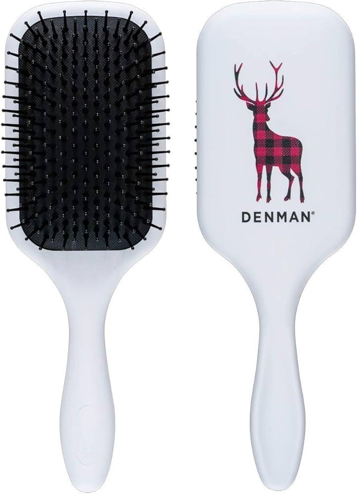 Denman (Stag) Large Paddle Cushion Hair Brush for Blow Drying & Detangling - Comfortable Styling,... | Amazon (US)