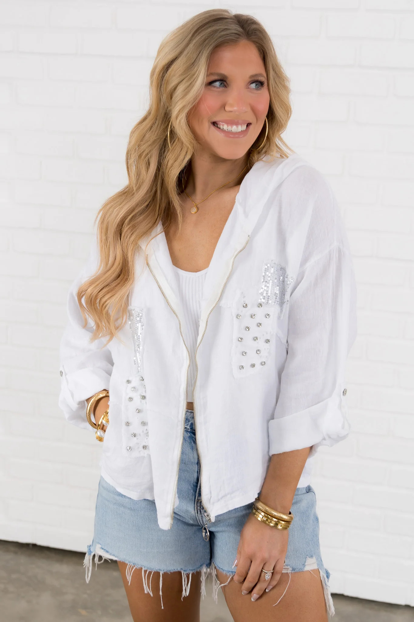 Timeless Piece White Linen Jacket *Final Sale* | The Willow Tree