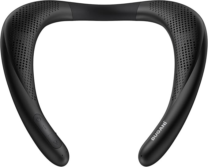 BUGANI Neckband Bluetooth Speaker, Wireless Neck Speaker True 3D Stereo Sound, Lightweight Person... | Amazon (US)