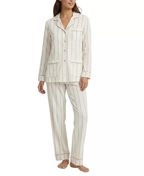 KIP Luxe Stretch Cotton Striped Pajama Set | Bloomingdale's Women | Bloomingdale's (US)