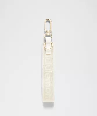 Never Lost Keychain   Metallic Wordmark | lululemon (AU)