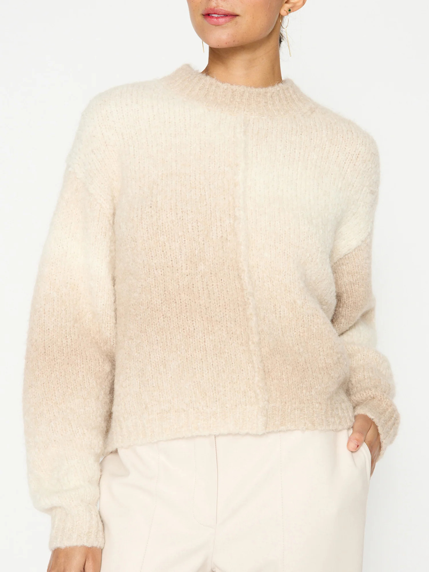 Brochu Walker | Women's Ro Sweater In Pearl Combo | Brochu Walker
