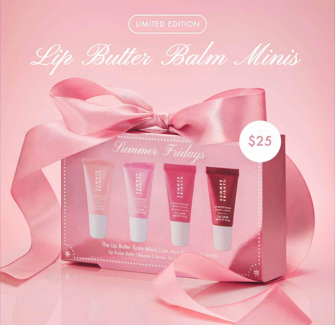 The brand new Summer Friday’s Holiday Lip Set just launched at Sephora - and it’s only $25! Fantastic deal for this clean beauty brand. Can’t say enough about these lip balms - they’re my personal favorite since they’re ultra moisturizing, have the most beautiful shine, and are made with only clean ingredients. Free Shipping as well if you log into your Sephora account or create a free account!

#LTKSeasonal #LTKBeauty #LTKselfcare