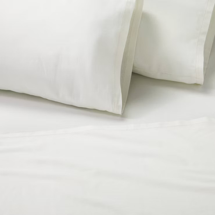 Linen Blend Sheet Set Sour Cream - Hearth & Hand™ with Magnolia | Target