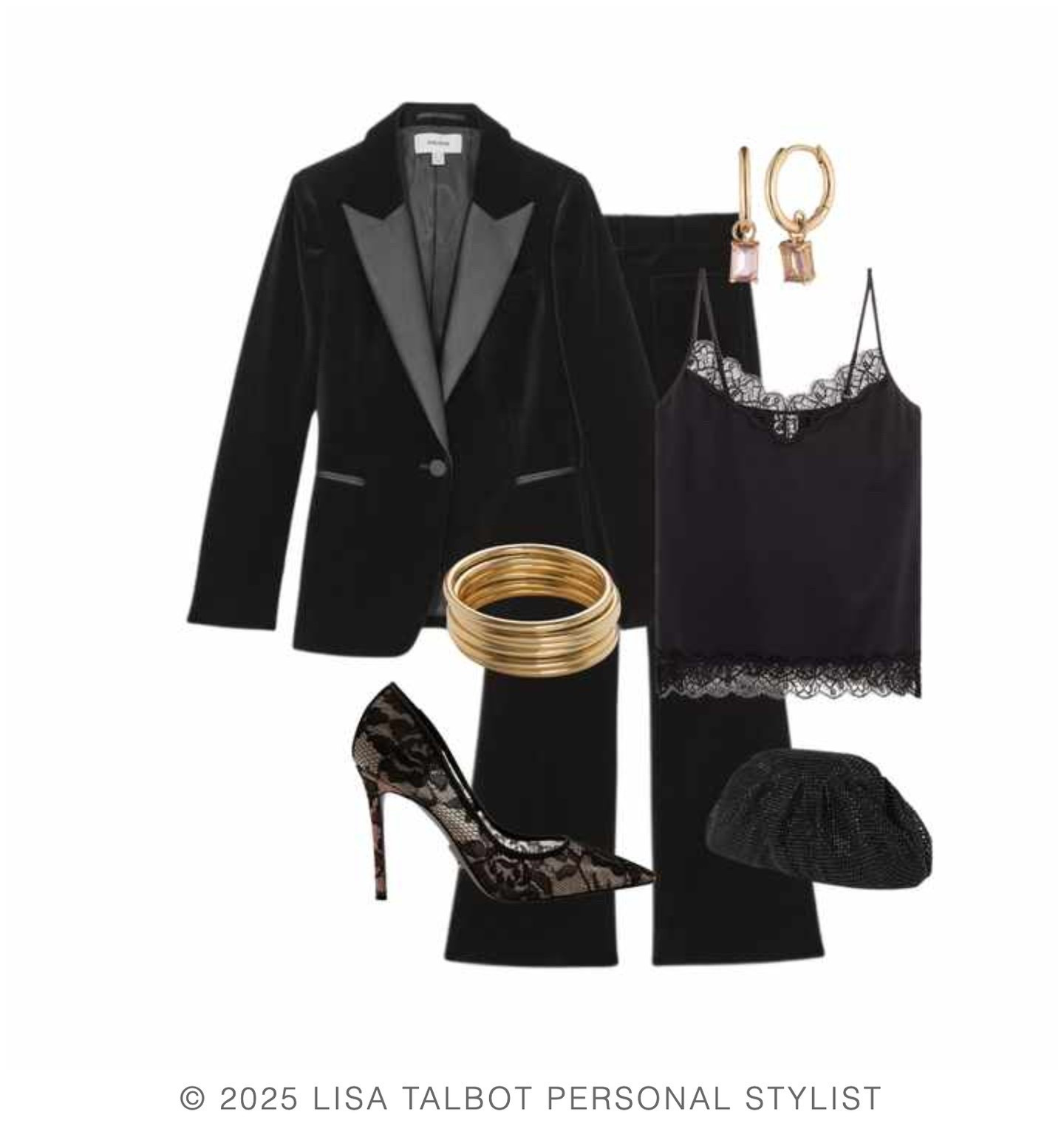 The Super Elegant Tux 

There's alot of the tux look floating around for this event season, the tux looks so elegant & sophisticated, yes, it can look masculine but you can soften it with accessories & your shoes.

It's really easy to take you from office to event should the need arise, all you have to do is wear the trousers all day with a different knit or jacket then swap to the matching jacket for the evening.

What do you think?