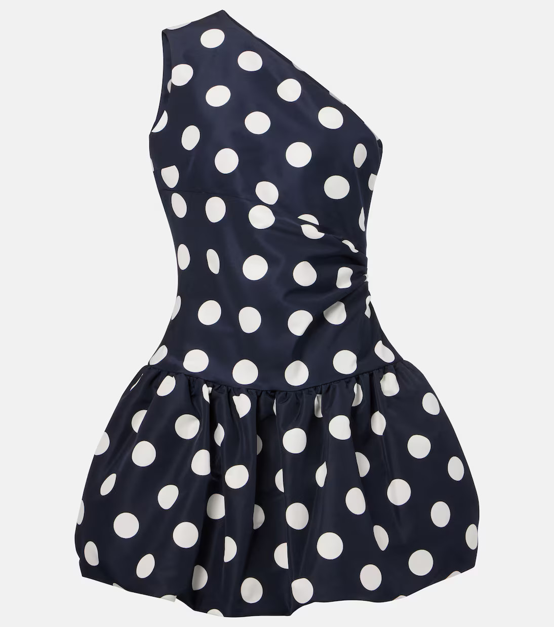Polka-dot asymmetric balloon minidress | Mytheresa (UK)