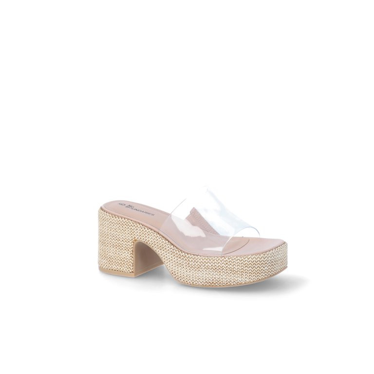 No Boundaries Women's Platform Mule Sandal | Walmart (US)