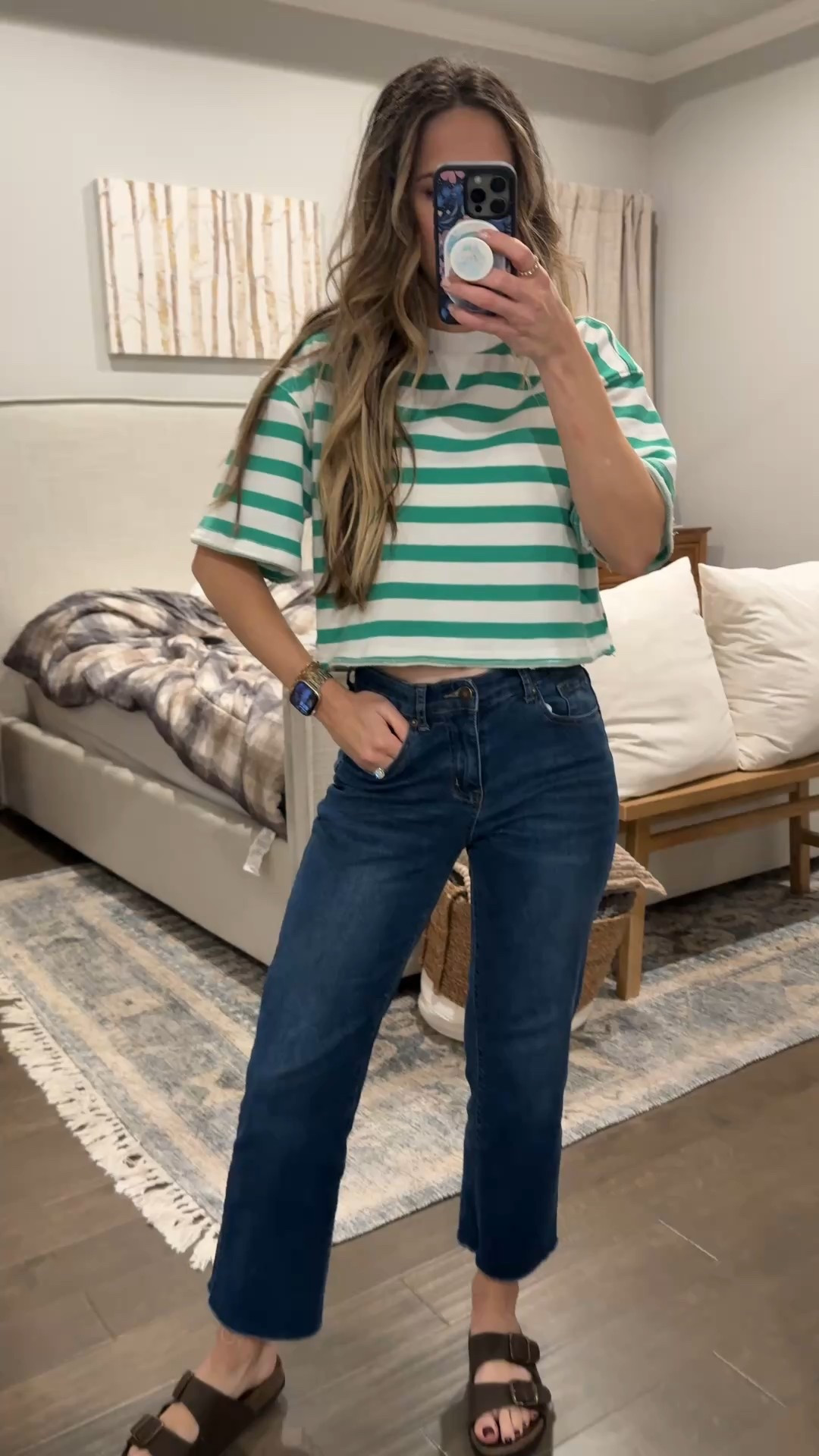 Loving this cropped sweater tee that comes in 4 color options 
Lightweight, breathable. Size up one size for length but wearing size XS since it is a cropped length 

Denim runs TTS - wearing size 2 
5’4” runs TTS, 32 C 25” waist 

#target #outfit #casual #style 

#LTKFindsUnder50 #LTKSaleAlert #LTKStyleTip