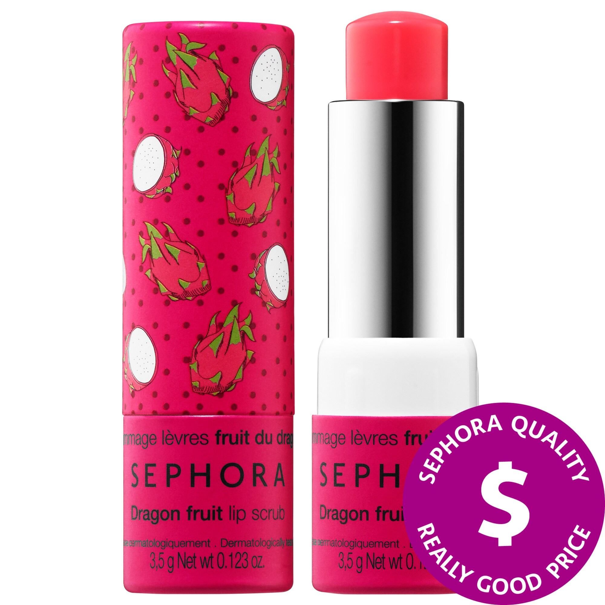 SEPHORA COLLECTION Lip Balm & Scrub Dragonfruit 0.123 oz/ 3.5g | Sephora (US)