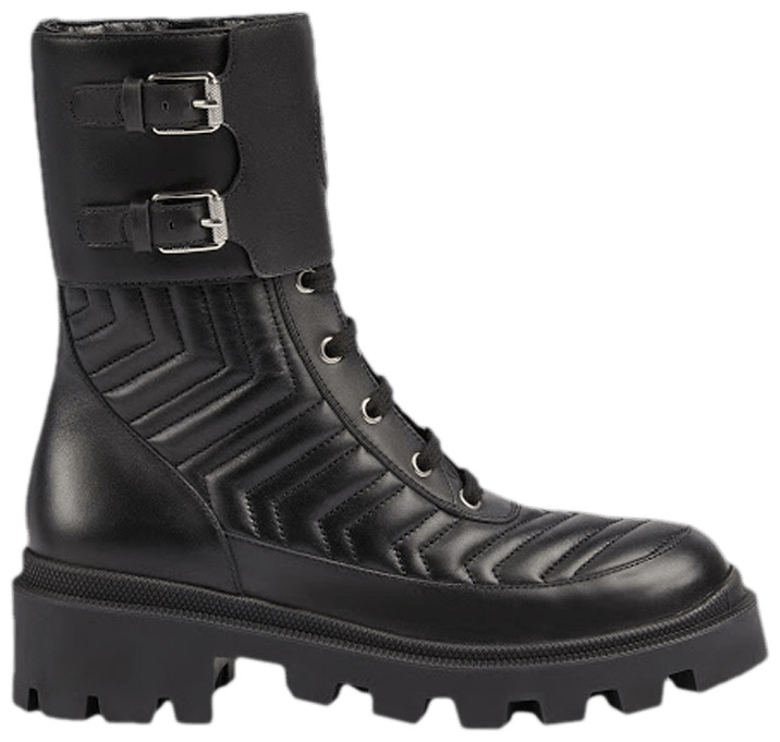 Gucci Wmns Leather Ankle Boot 'Interlocking G' | GOAT